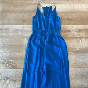 Elegant Blue Sleeveless Dress Karina Gramaldi worn once